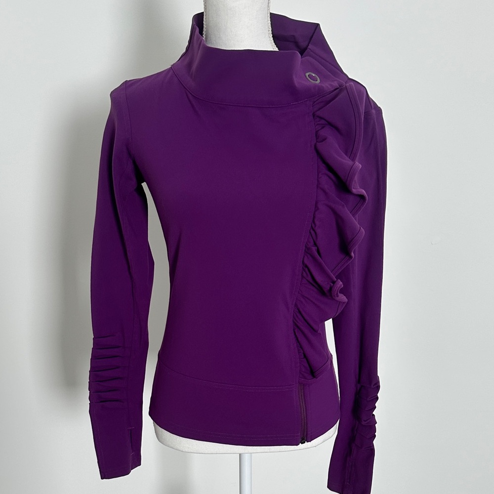 Karma Purple Ruffled Jacket